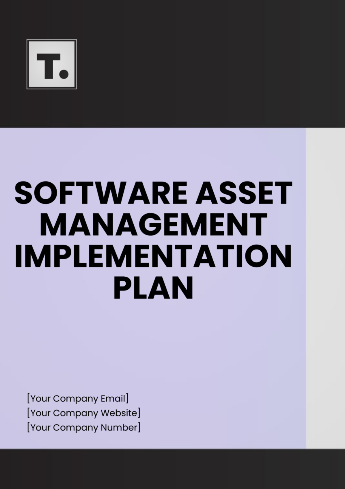 Software Asset Management Implementation Plan Template - Edit Online & Download