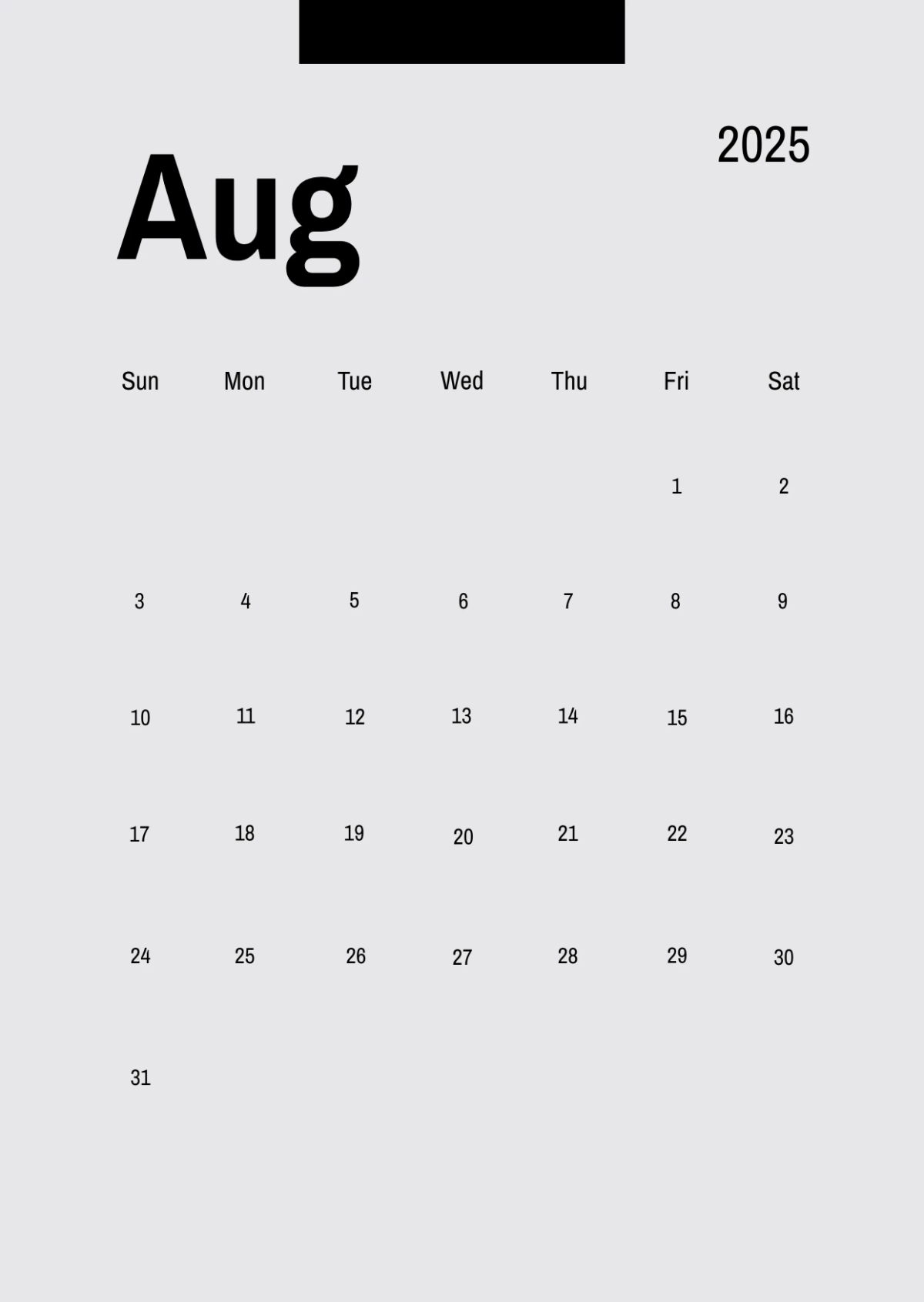 Free Interior Design Yearly Calendar Template to Edit Online