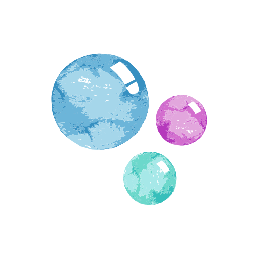 Watercolor Bubbles Element