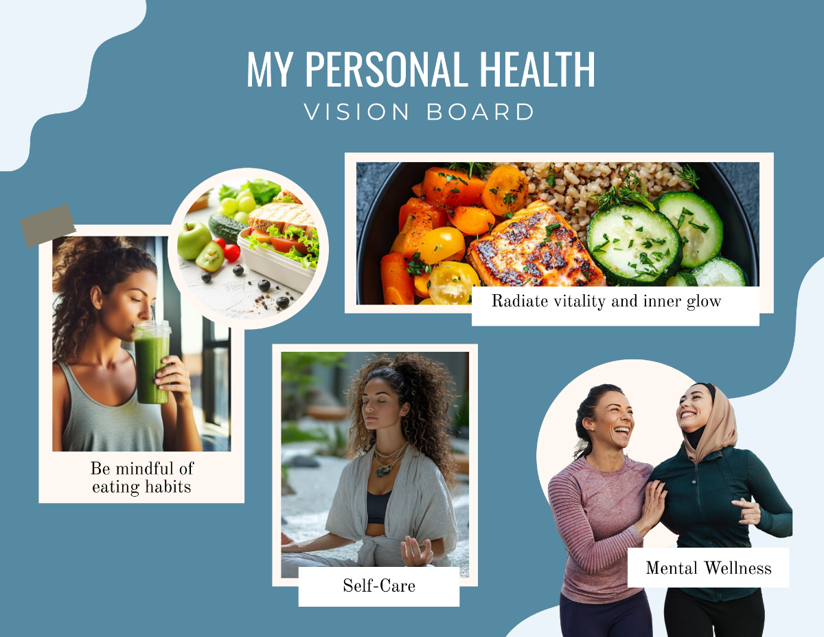 Health Vision Board Template - Edit Online & Download