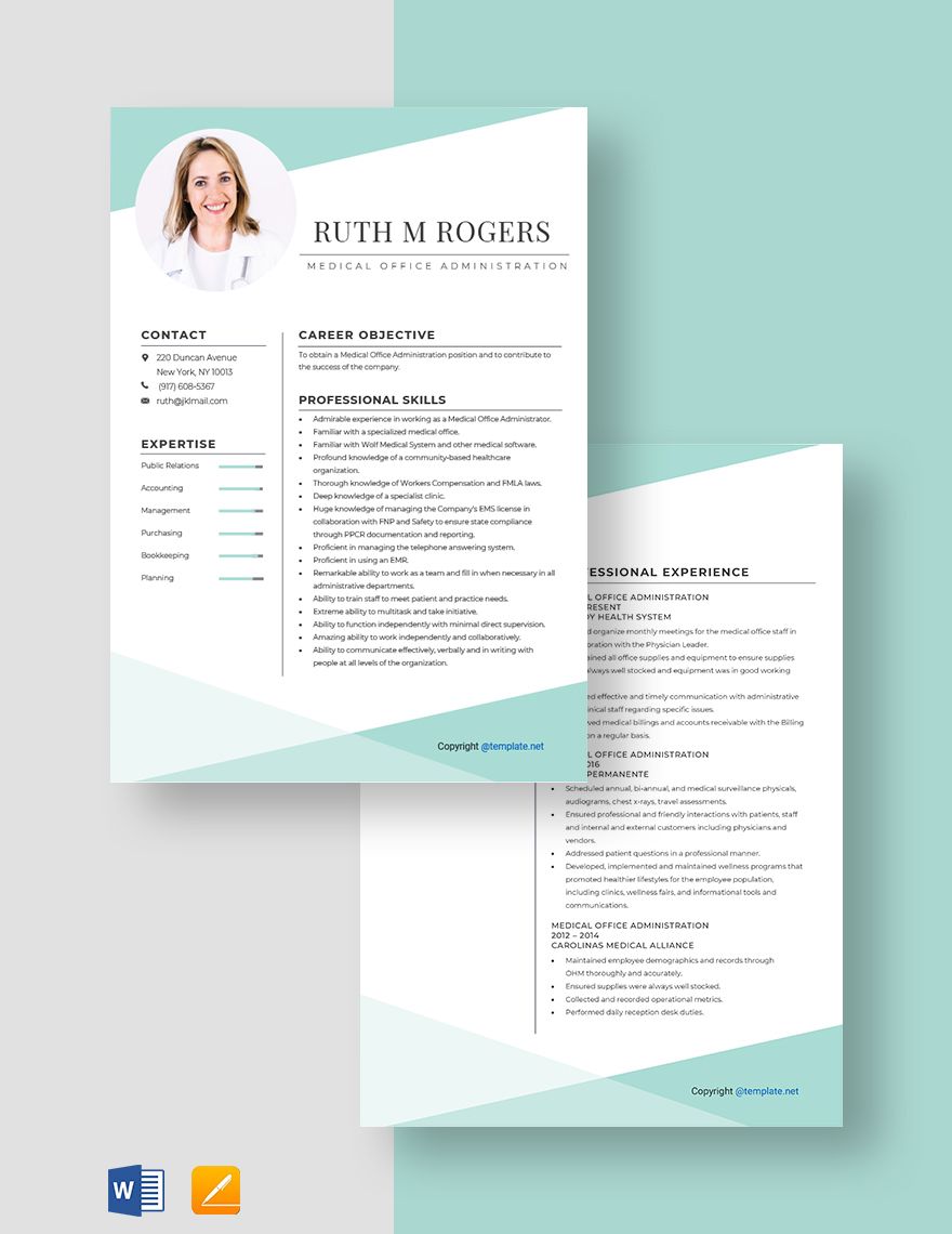 Medical Office Administration Resume