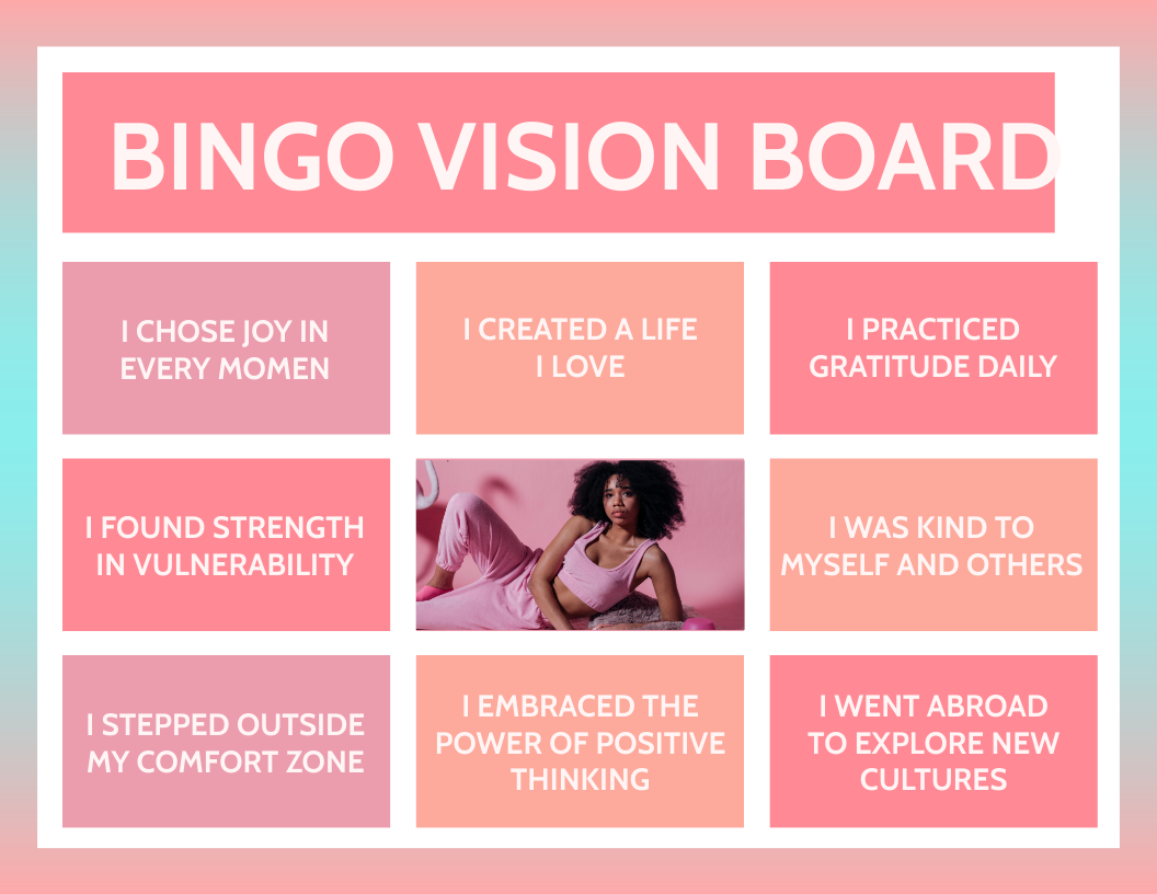 Bingo Vision Board