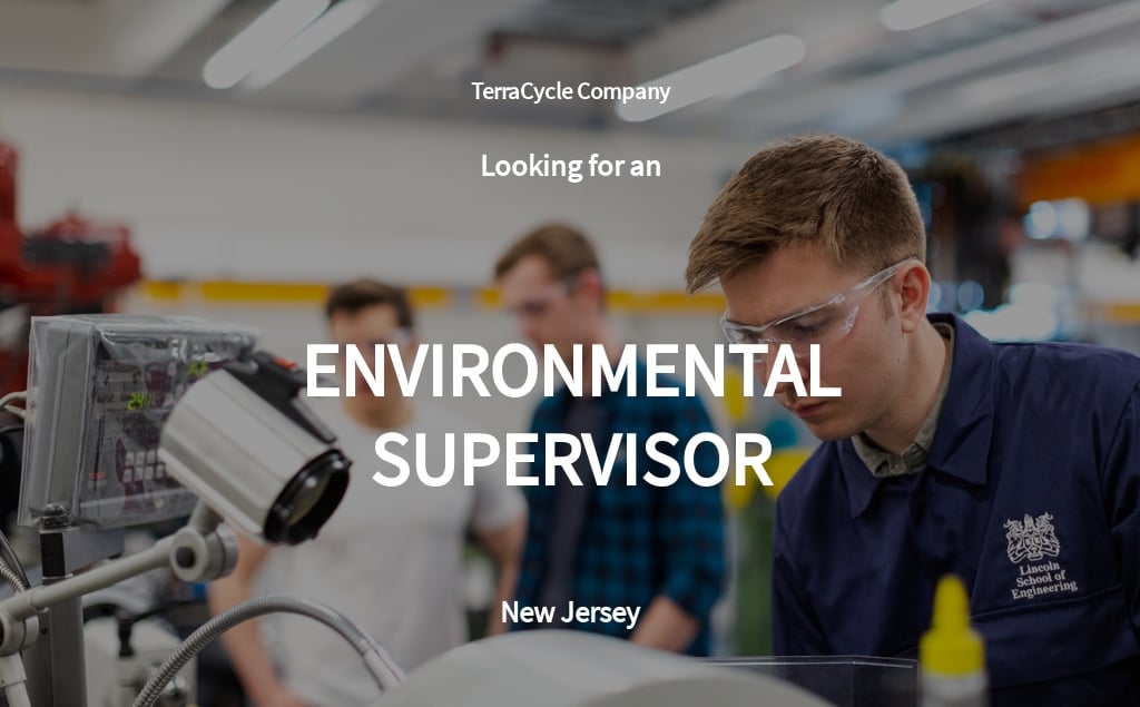 Free Environmental Supervisor Job Ad/Description Template.jpe