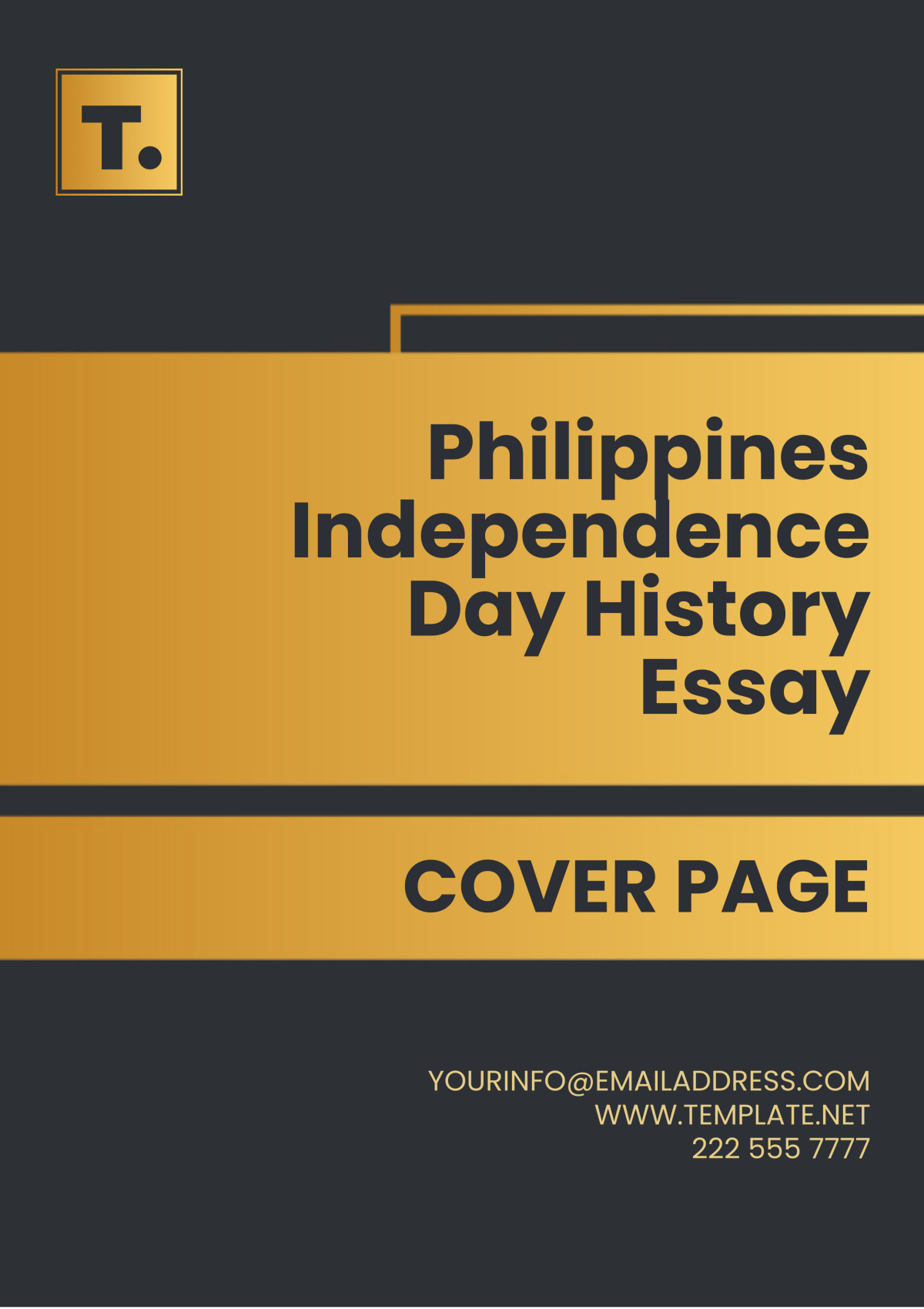 Philippines Independence Day History Essay Template - Edit Online & Download