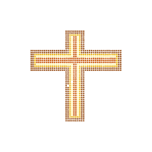 Pixel Art Cross Element