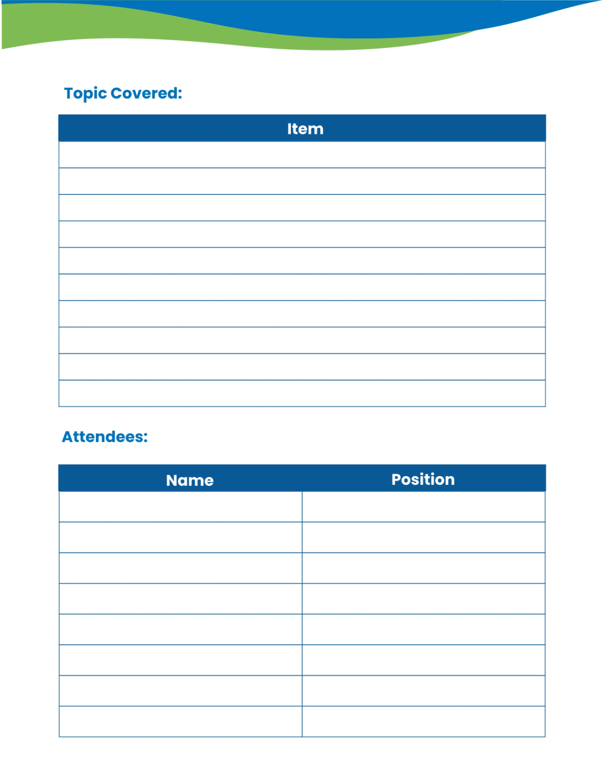 Free Travel Agency Meeting Planner Template to Edit Online