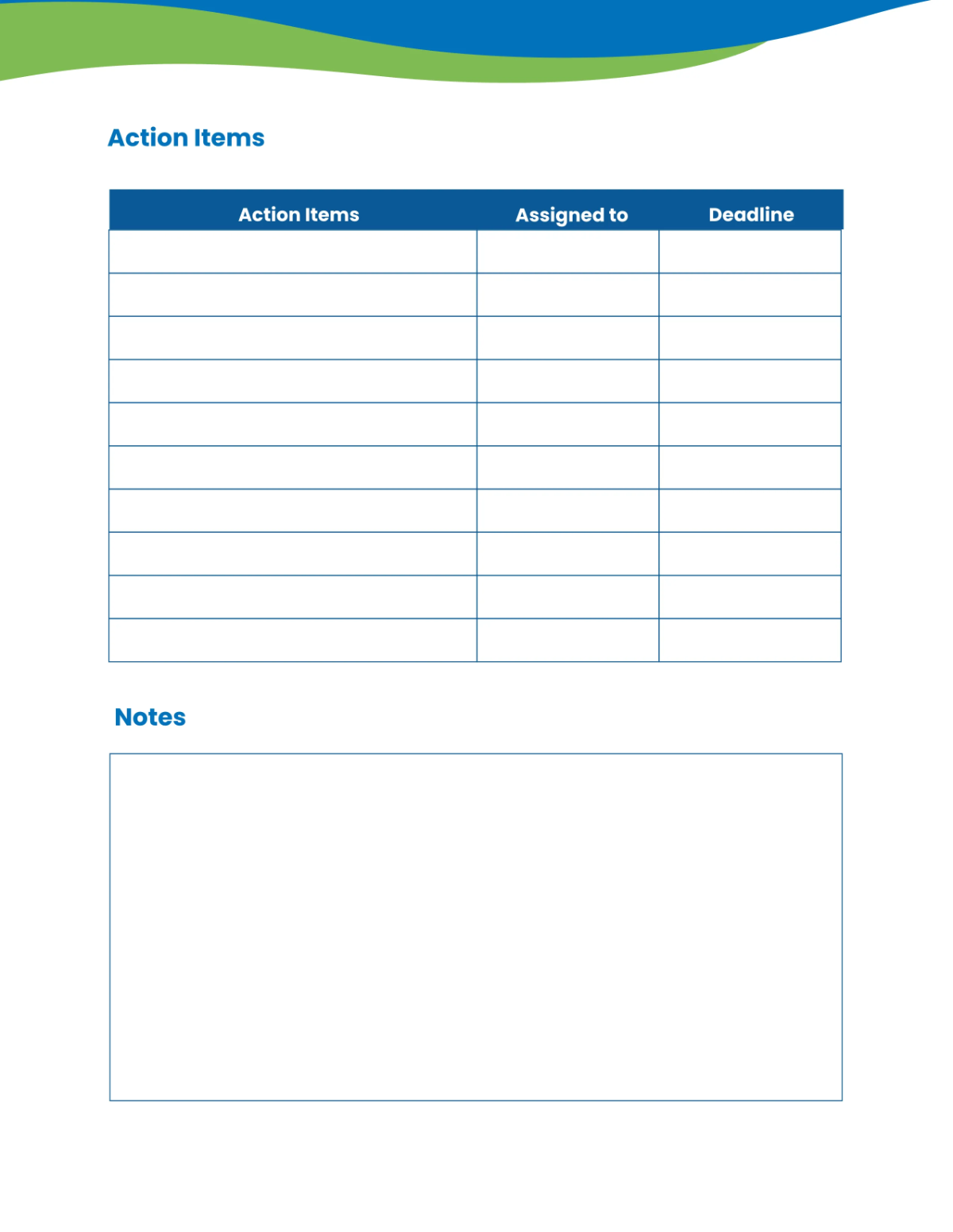 Free Travel Agency Meeting Planner Template to Edit Online