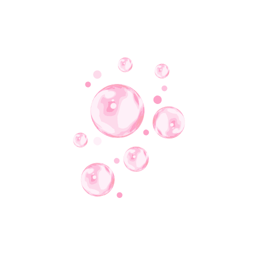 Bubble Pink Brush Element