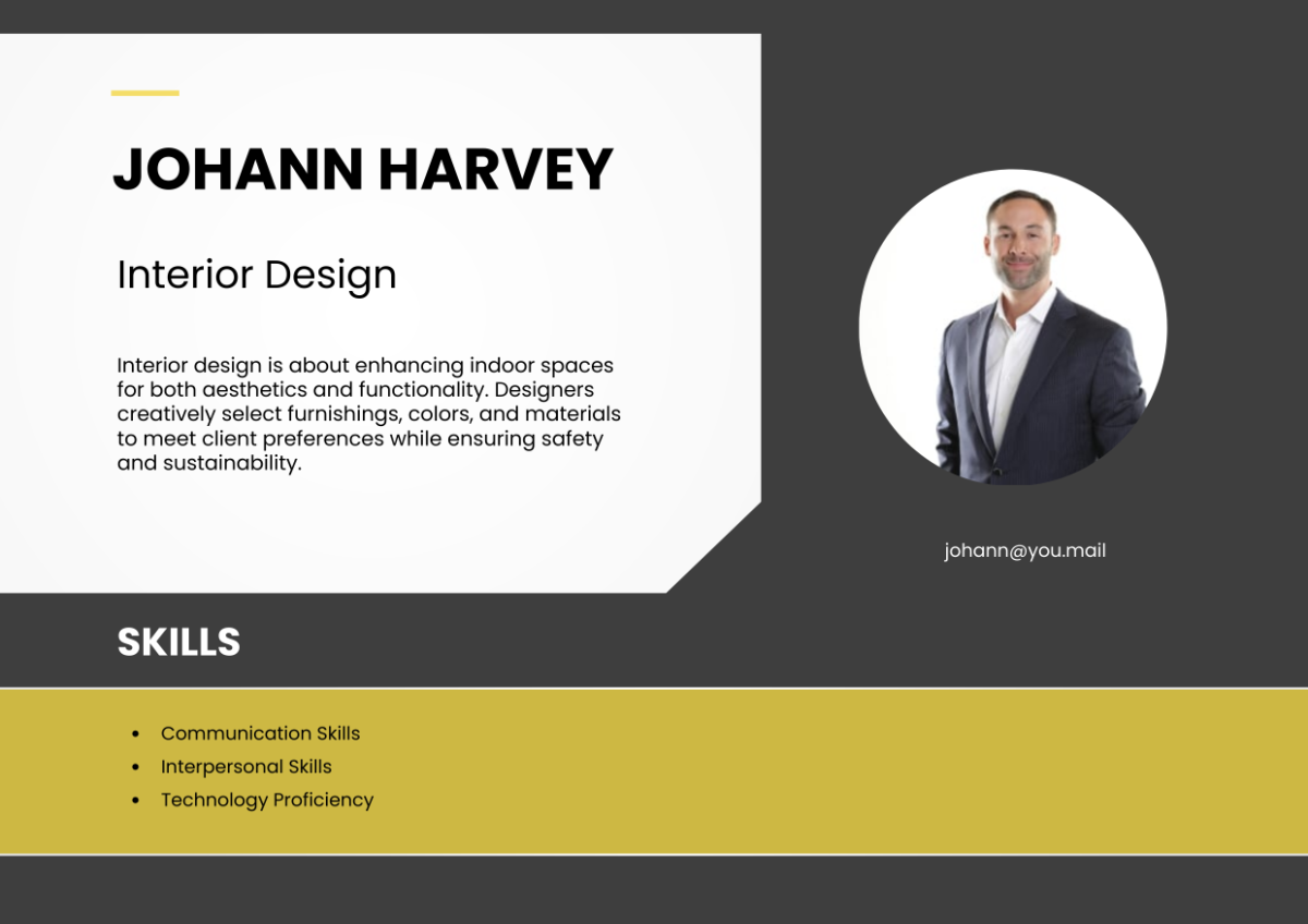 CV Modern Half Cover Page Template - Edit Online & Download