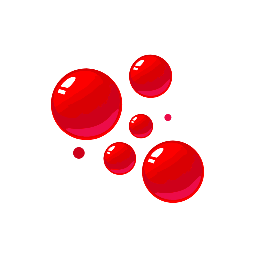 Red Bubbles Element