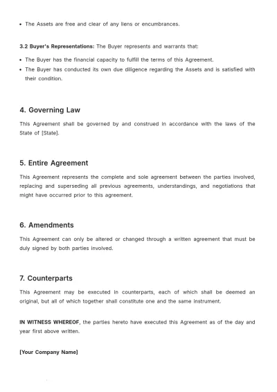 Free Restaurant Conditional Sale Agreement Template to Edit Online