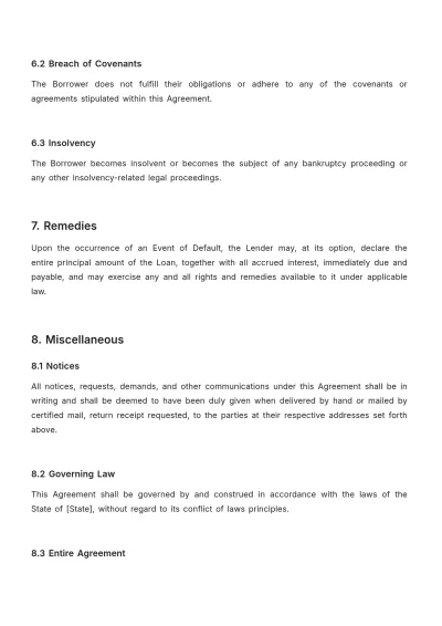 Free Restaurant Financing Agreement Template to Edit Online