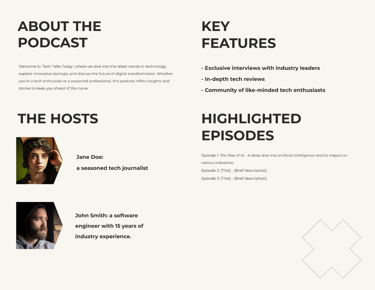 Free Modern Brochure Template to Edit Online