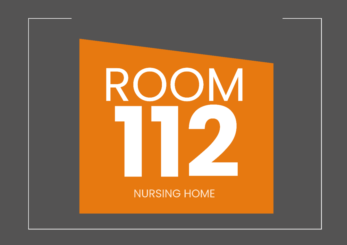 Resident Room Numbering System Signage