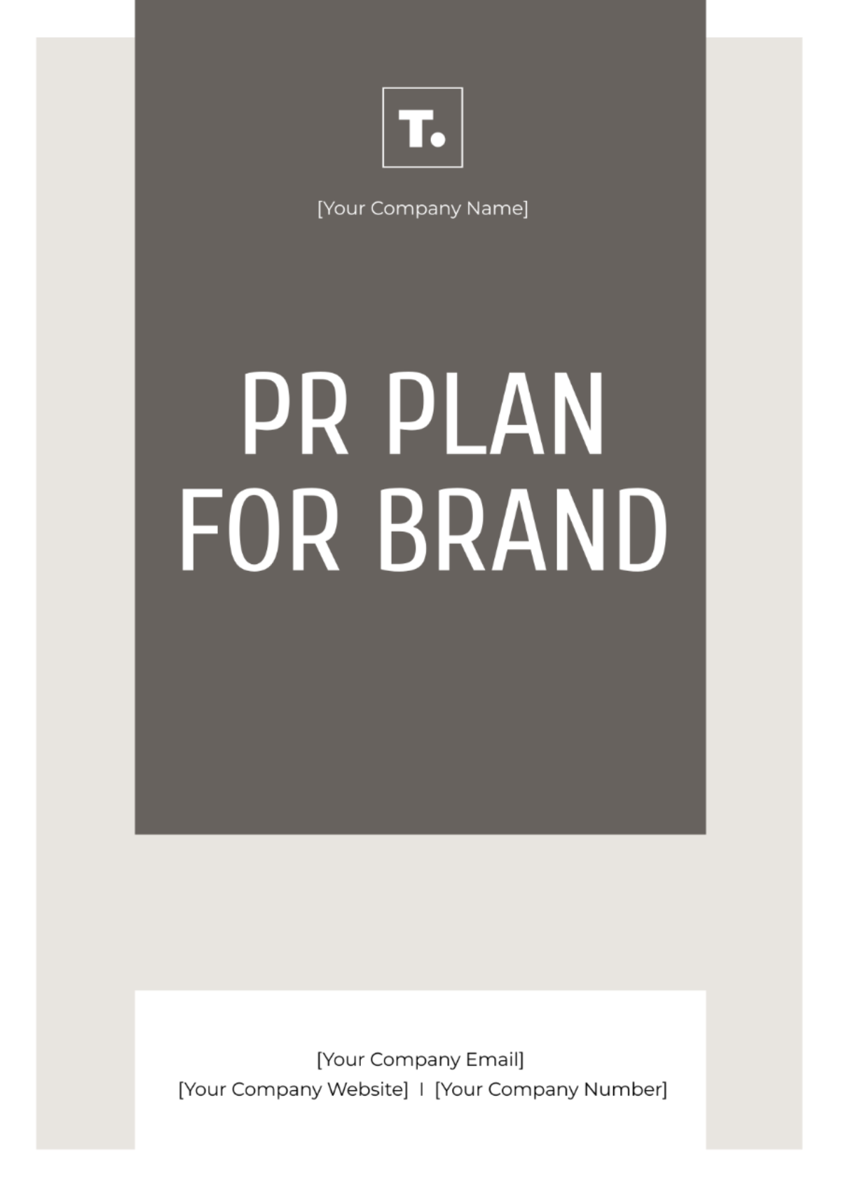 PR Plan for Brand Template - Edit Online & Download