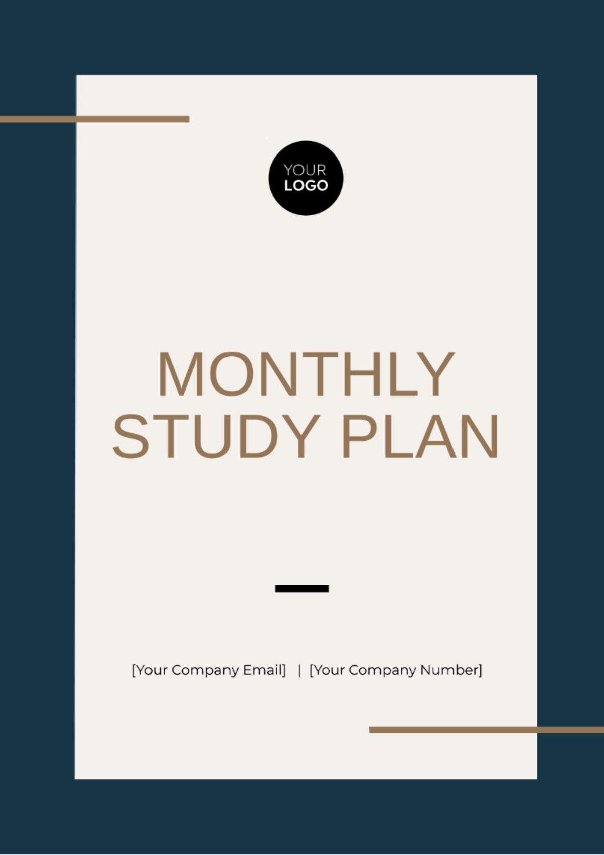 Monthly Study Plan Template - Edit Online & Download