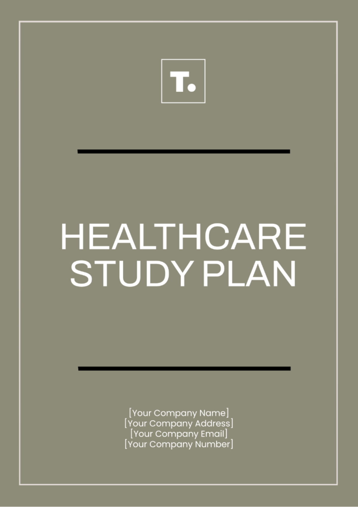 Healthcare Study Plan Template - Edit Online & Download