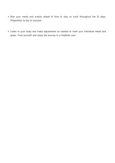 Free 21 Day Fix Meal Plan Template to Edit Online