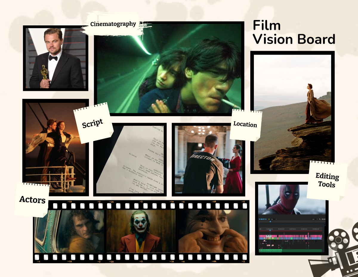 Film Vision Board Template - Edit Online & Download