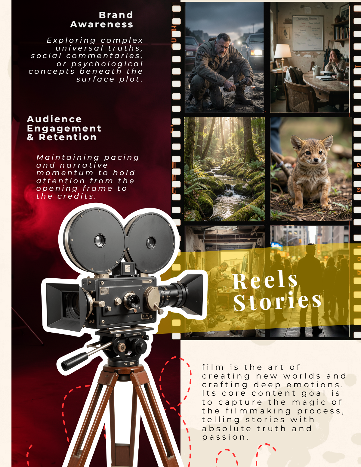 Free Film Mood Board Template To Edit Online