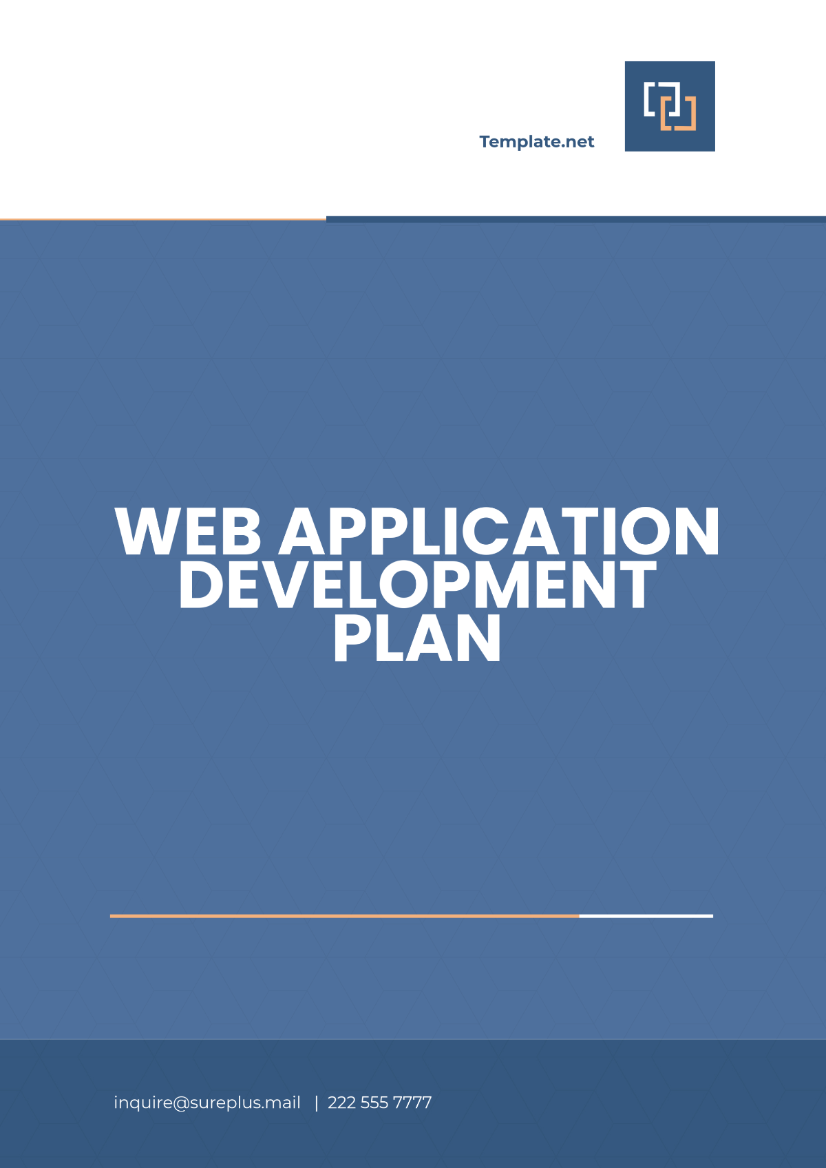 Web Application Development Plan Template - Edit Online & Download