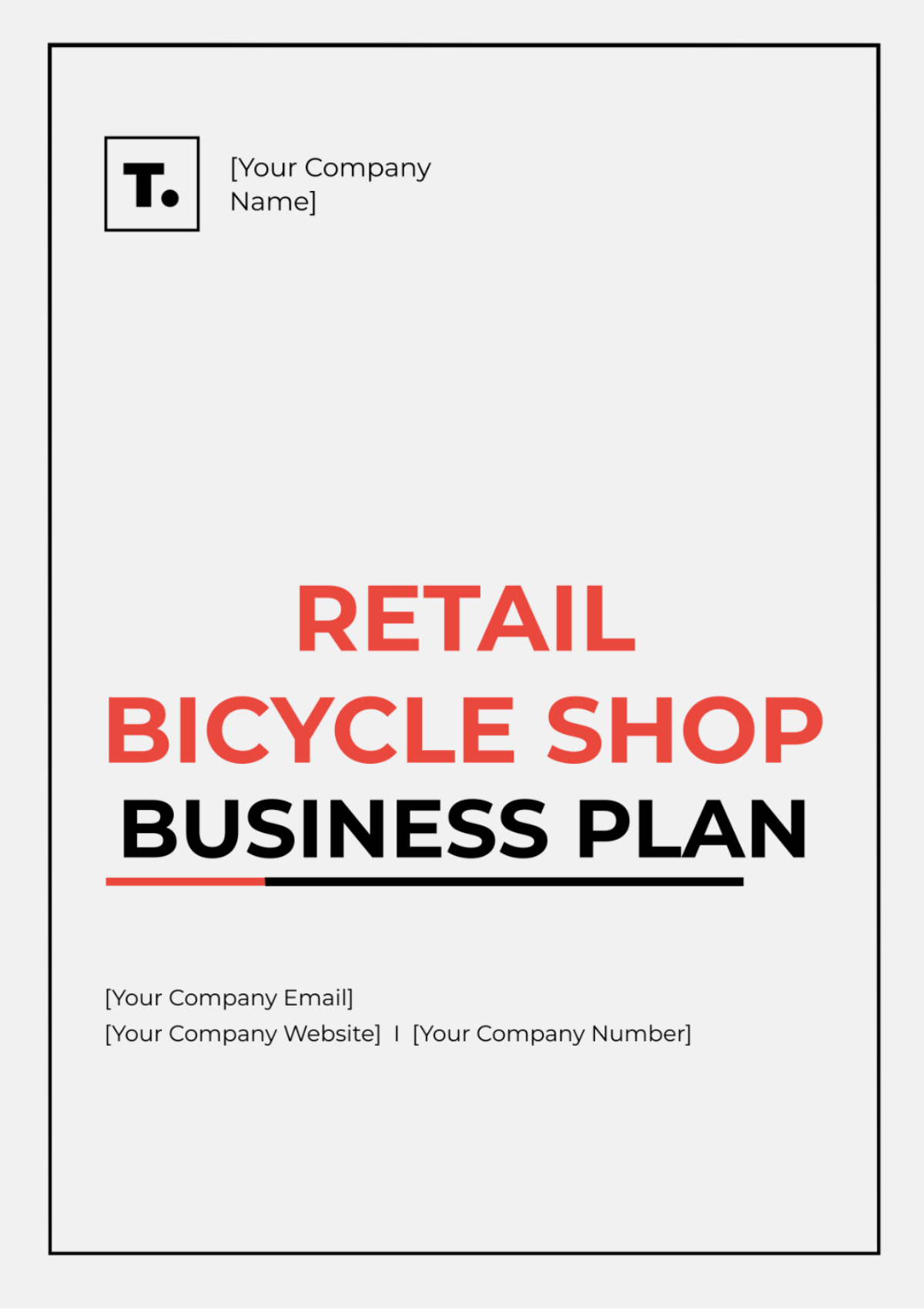 bicycle shop business plan