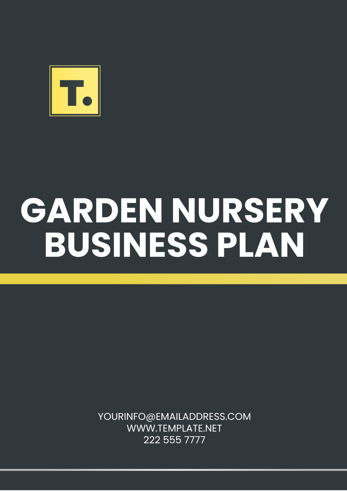 garden nursery business plan