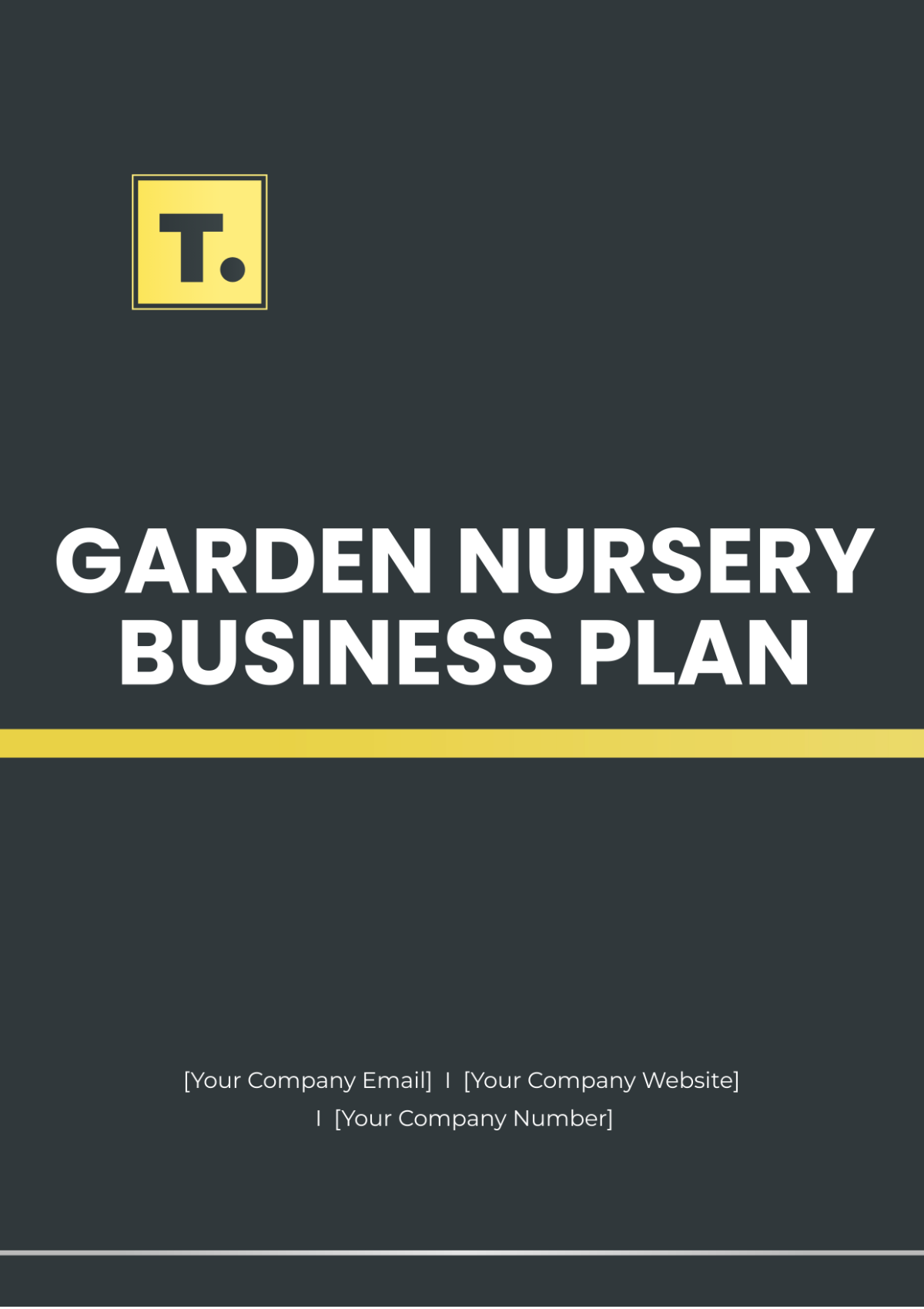 Garden Nursery Business Plan Template - Edit Online & Download