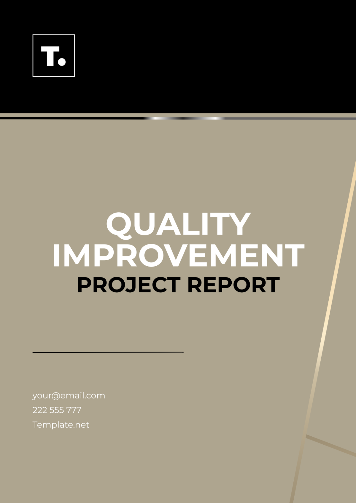 Quality Improvement Project Report Template - Edit Online & Download