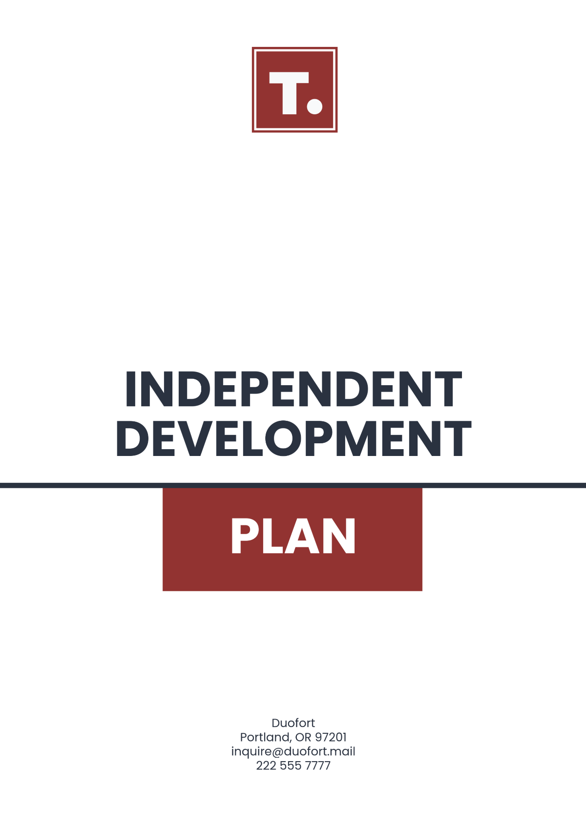 Independent Development Plan Template - Edit Online & Download