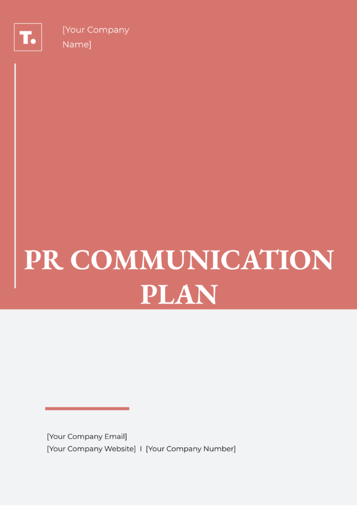 PR Communication Plan Template - Edit Online & Download