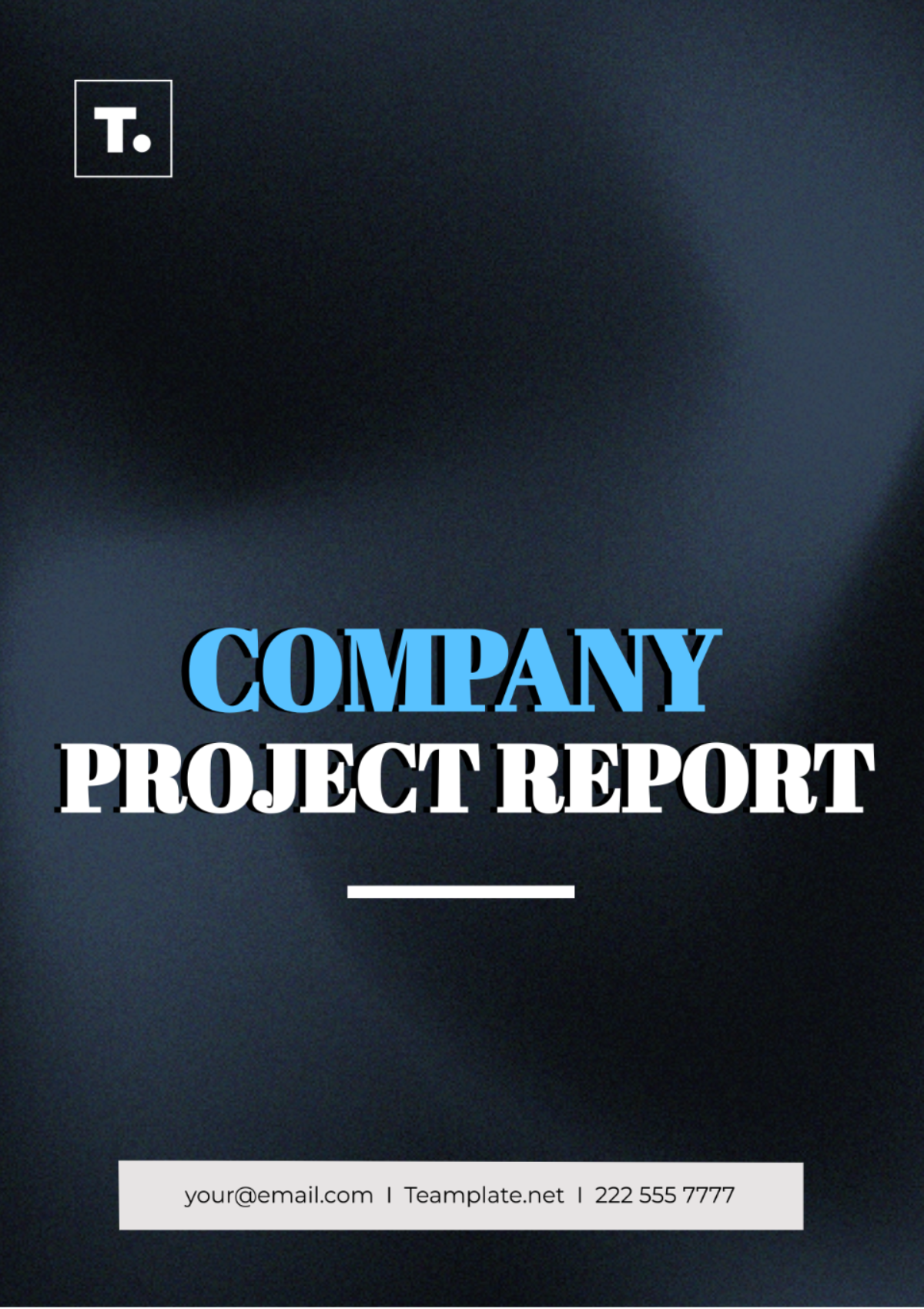 Company Project Report Template - Edit Online & Download