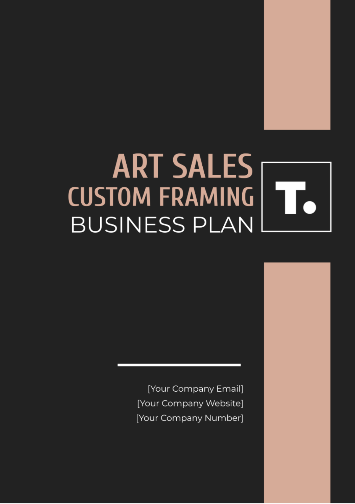 Art Sales Custom Framing Business Plan Template - Edit Online & Download