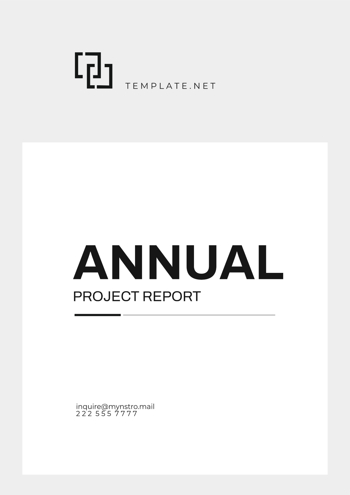 Annual Project Report Template - Edit Online & Download