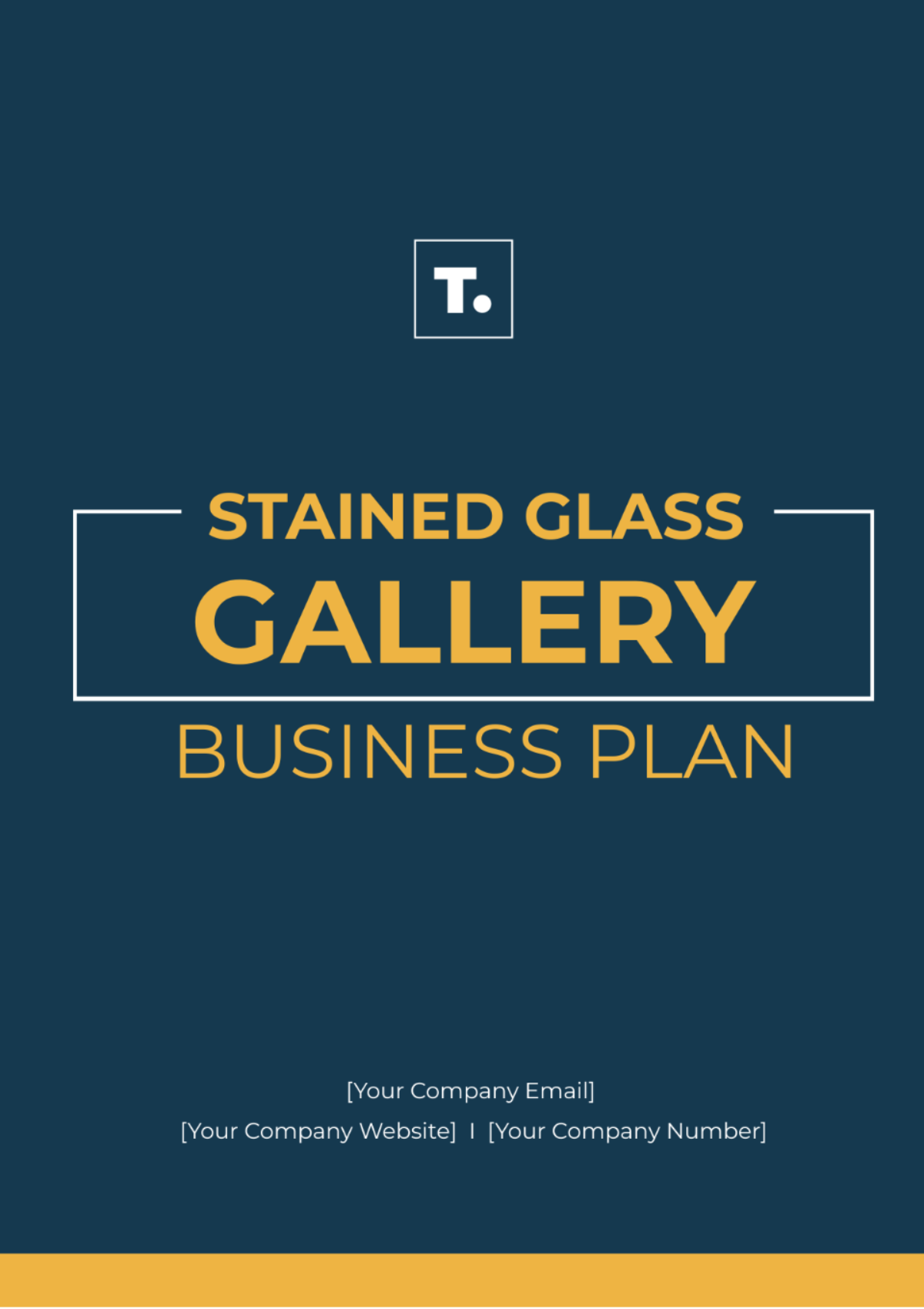 Stained Glass Gallery Business Plan Template - Edit Online & Download