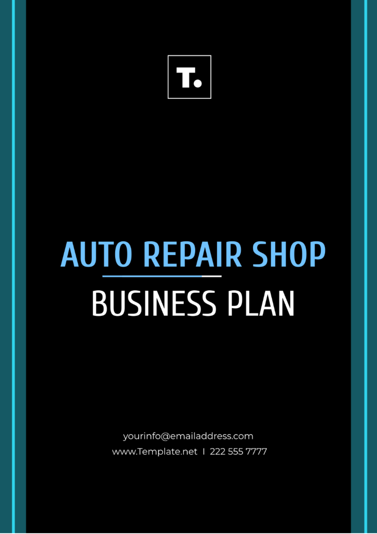 Auto Repair Shop Business Plan Template Edit Online Download