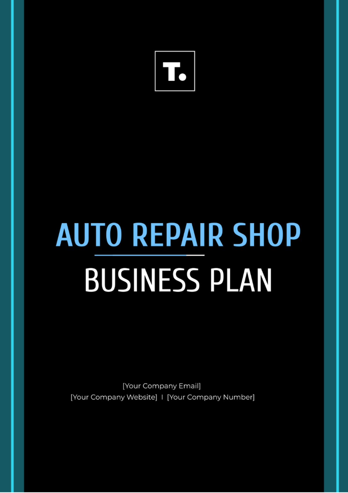 Auto Repair Shop Business Plan Template - Edit Online & Download