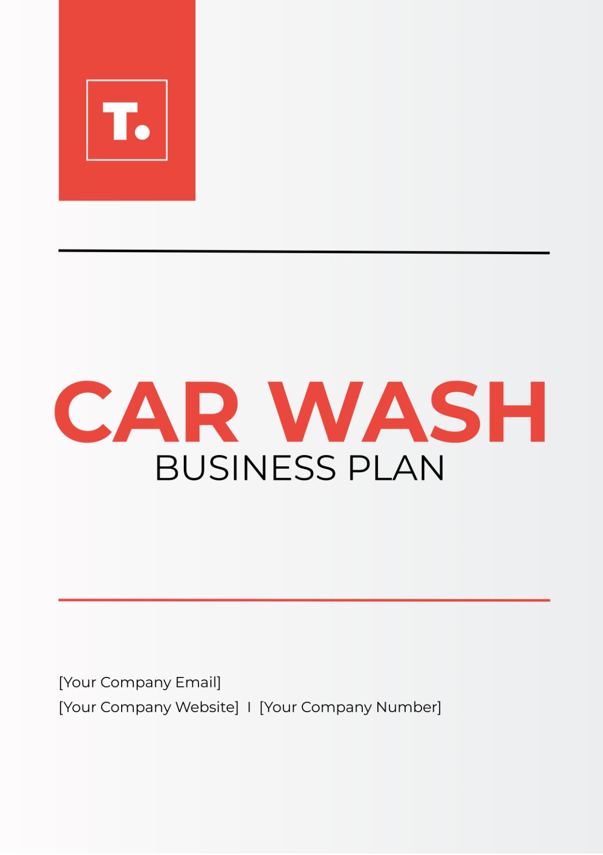 Car Wash Business Plan Template - Edit Online & Download