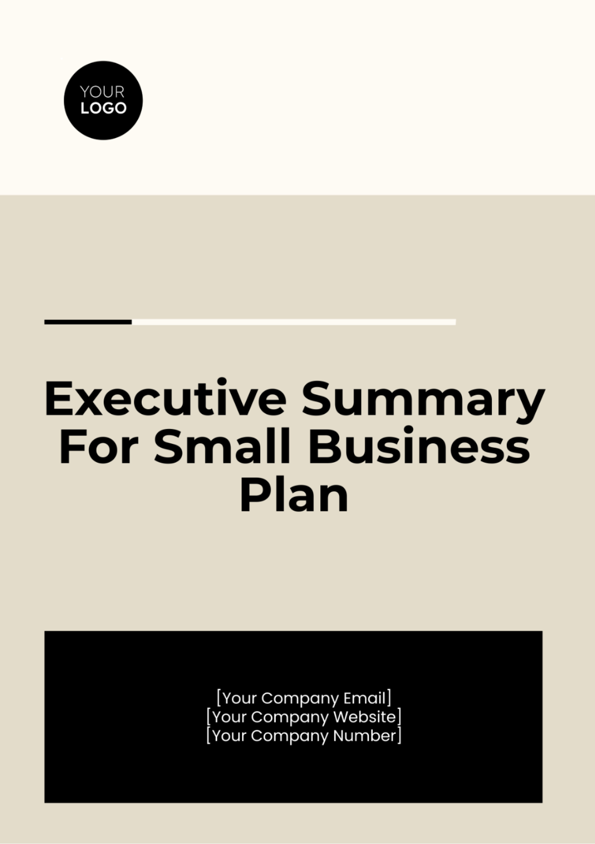 Executive Summary for Small Business Plan Template - Edit Online & Download