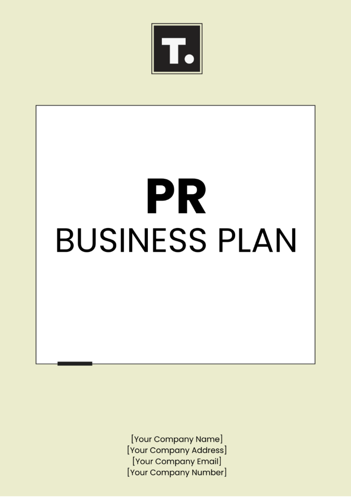 PR Business Plan Template - Edit Online & Download