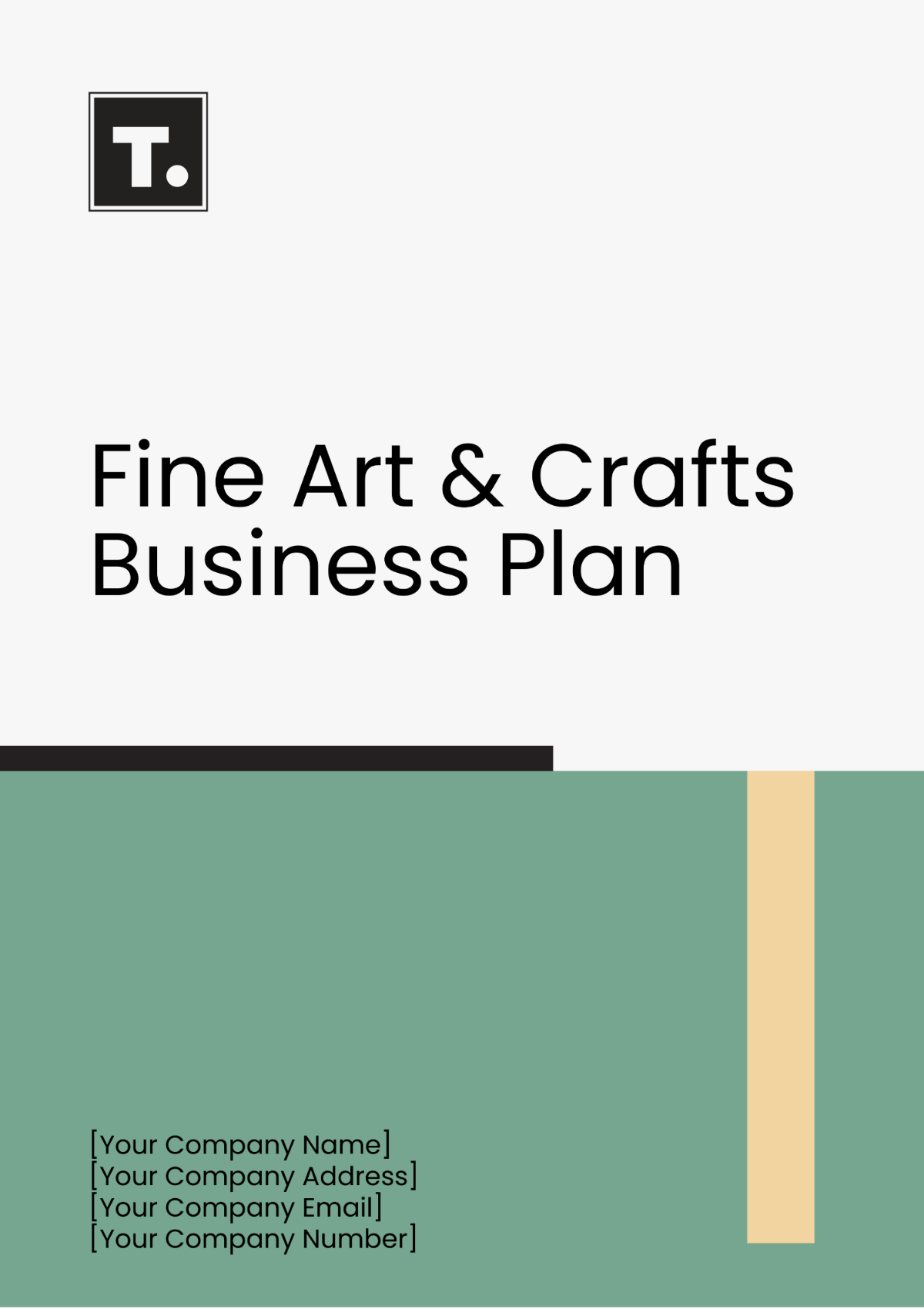 Fine Art & Crafts Business Plan Template - Edit Online & Download