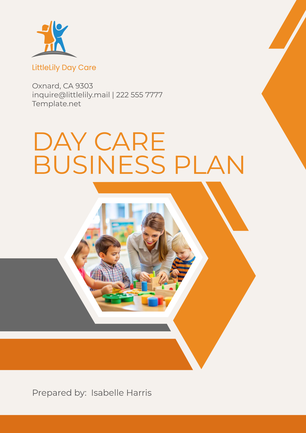 Day Care Business Plan Template - Edit Online & Download