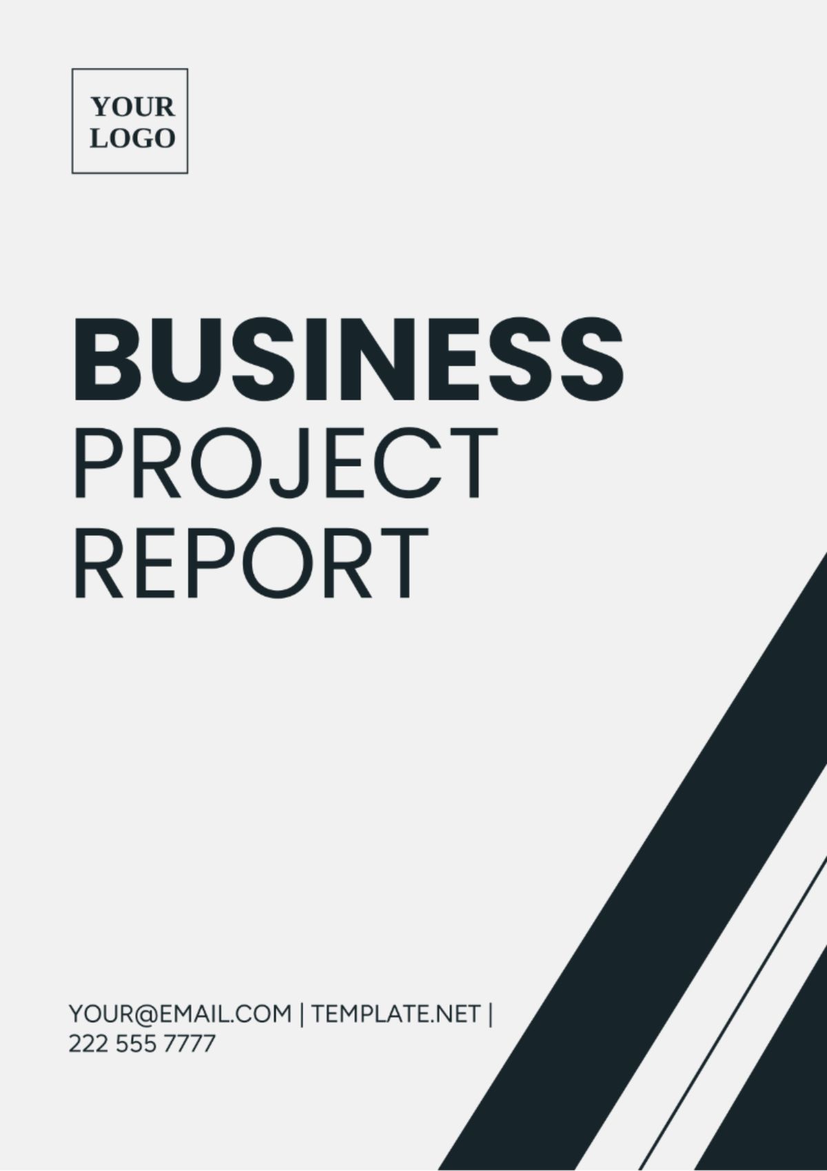 Business Project Report Template - Edit Online & Download