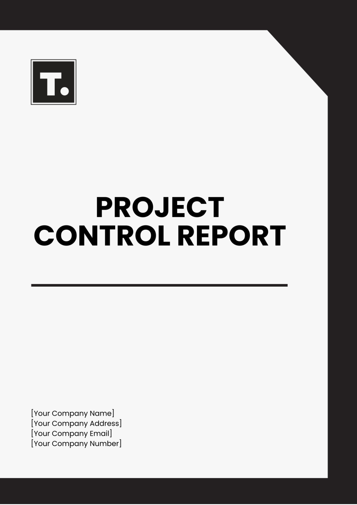 Project Control Report Template - Edit Online & Download