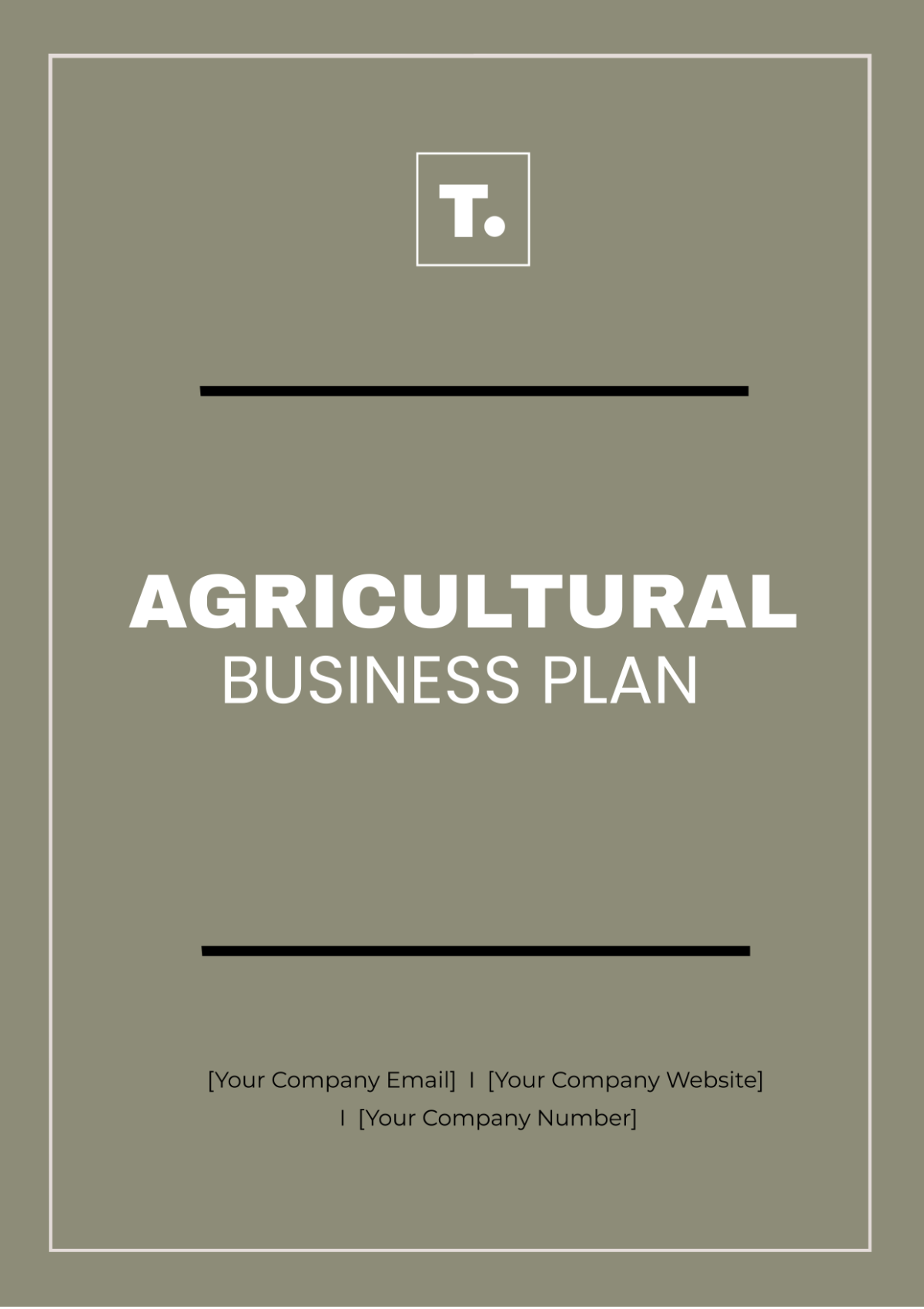 Agricultural Business Plan Template - Edit Online & Download