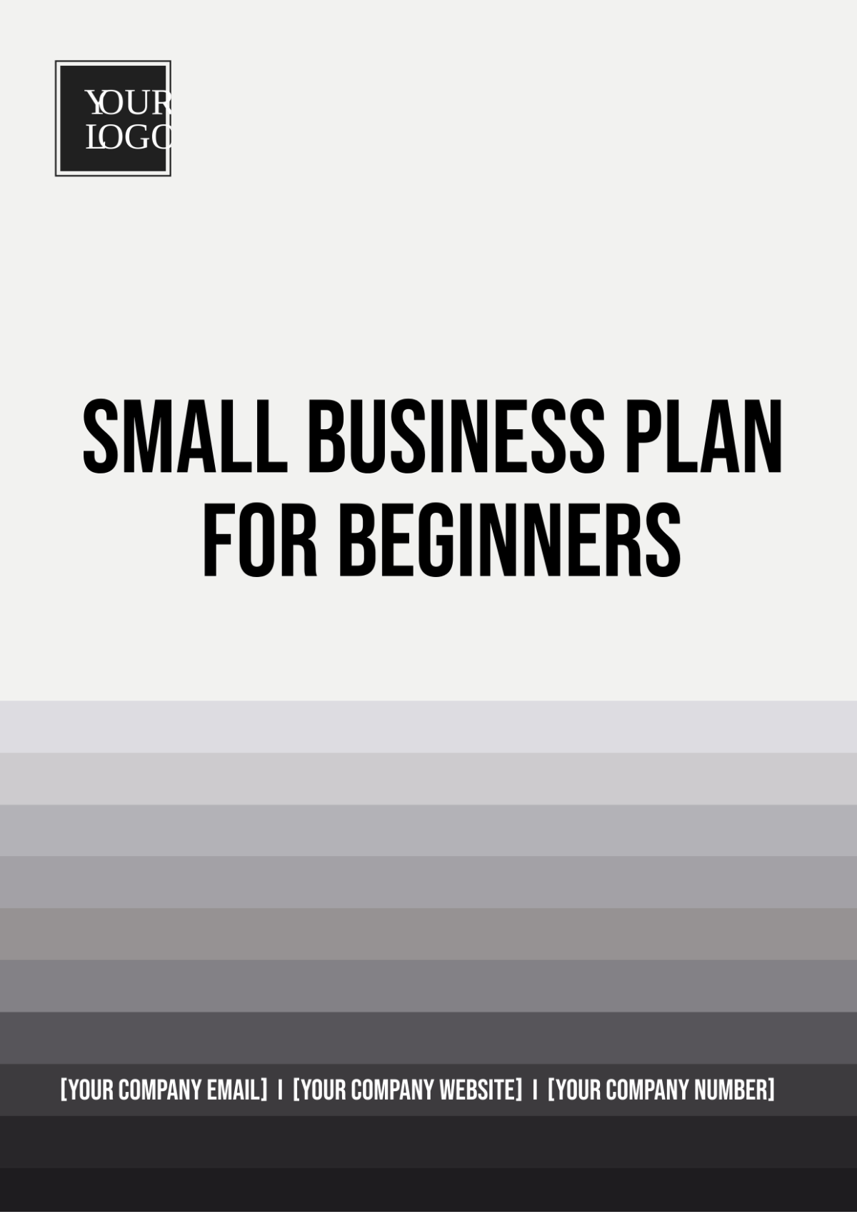 Small Business Plan for Beginners Template