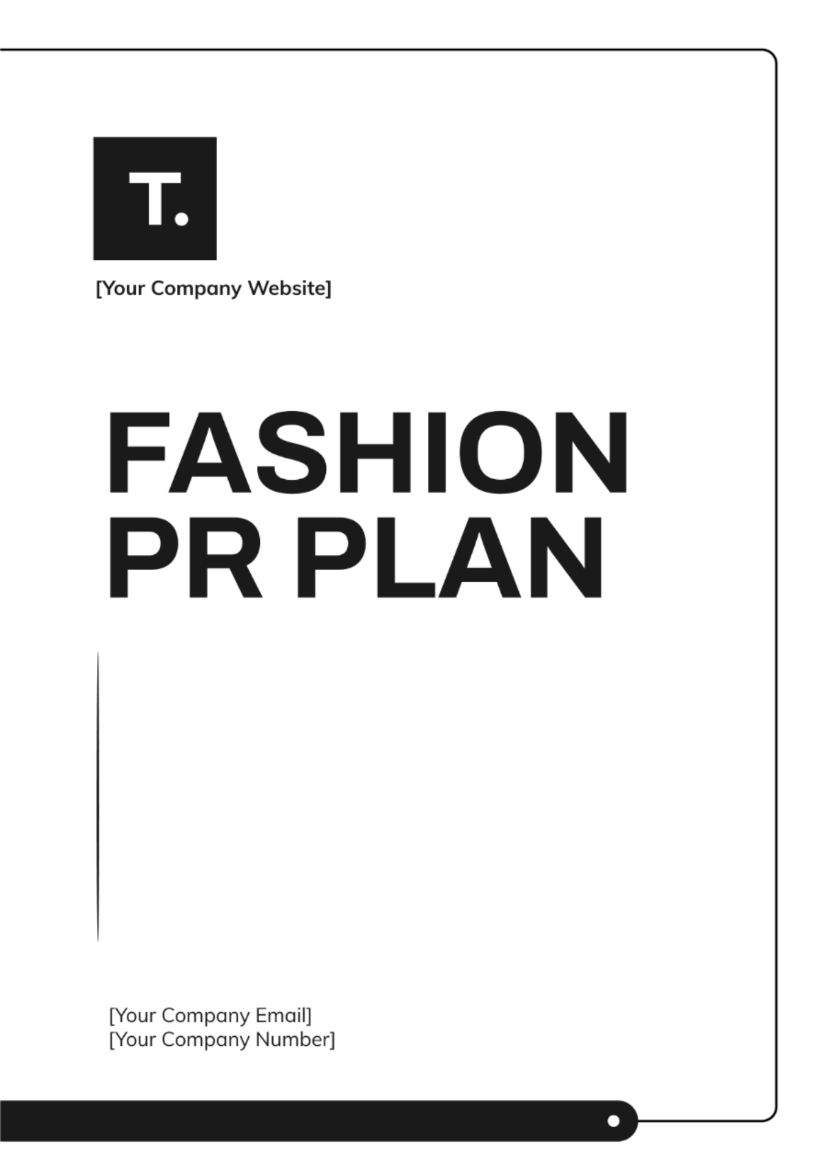 Fashion PR Plan Template - Edit Online & Download