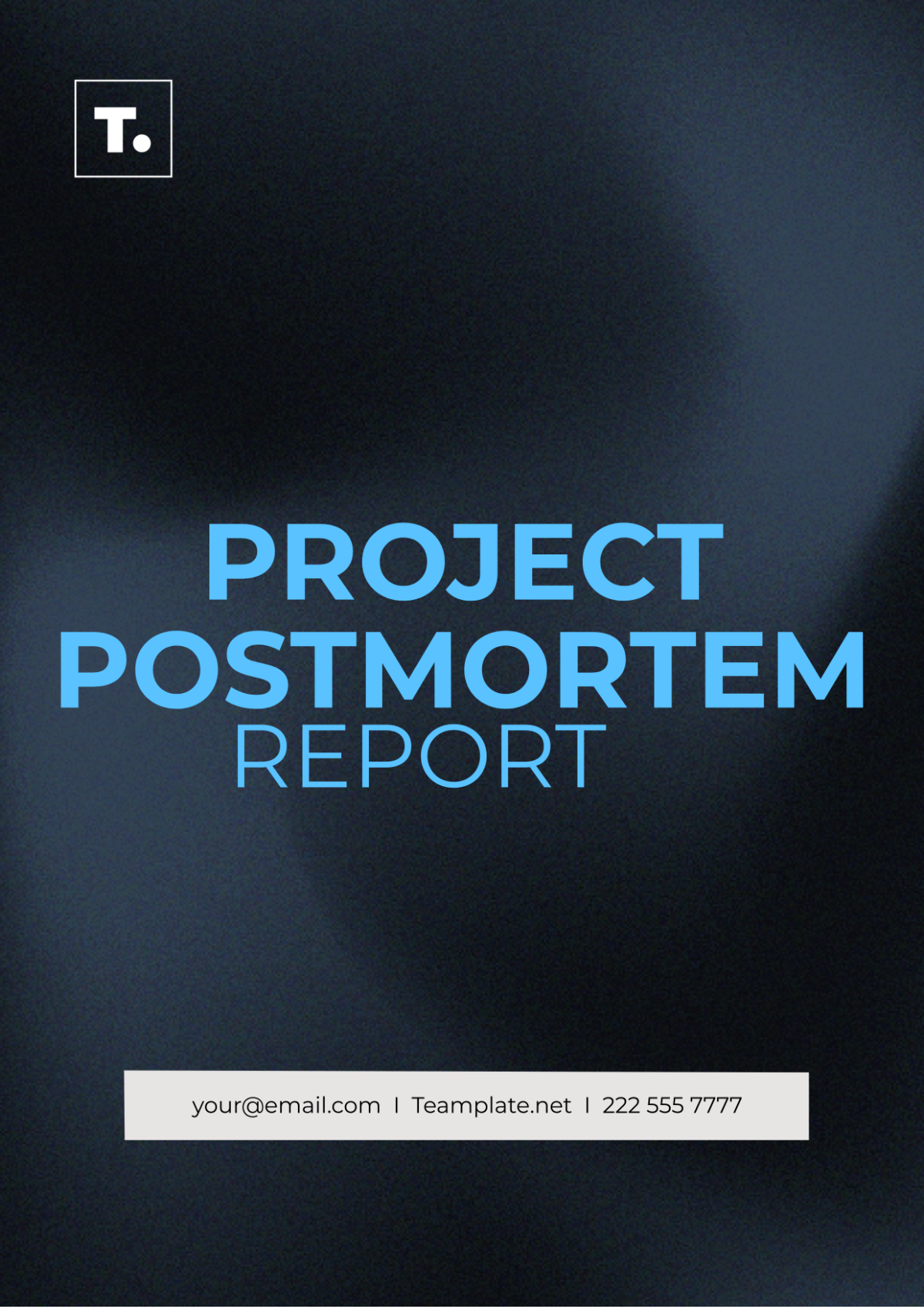 Project Postmortem Report Template