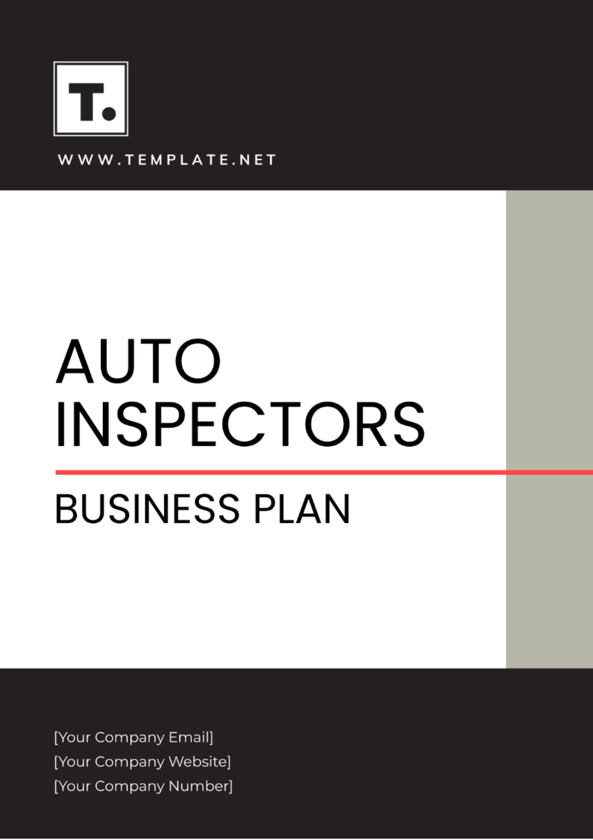 Auto Inspectors Business Plan Template