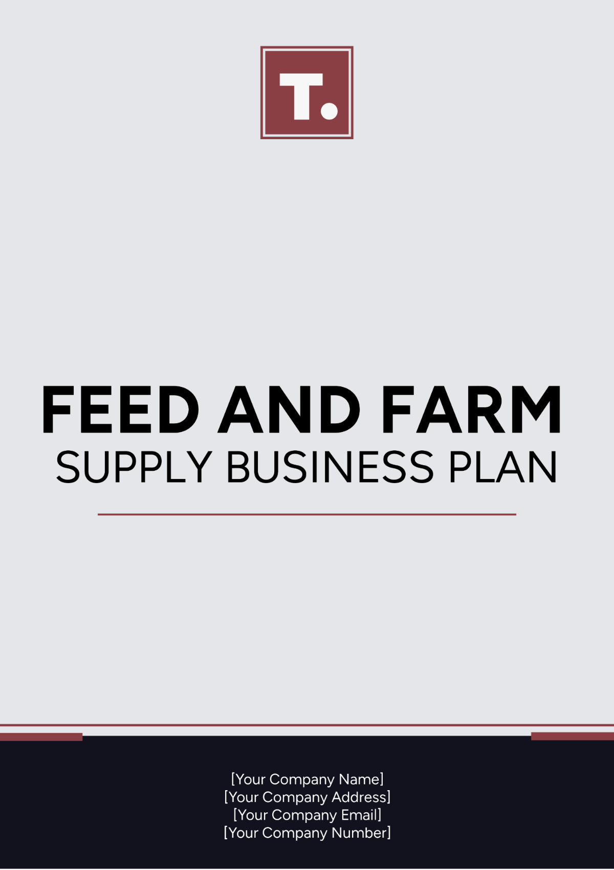 Feed and Farm Supply Business Plan Template